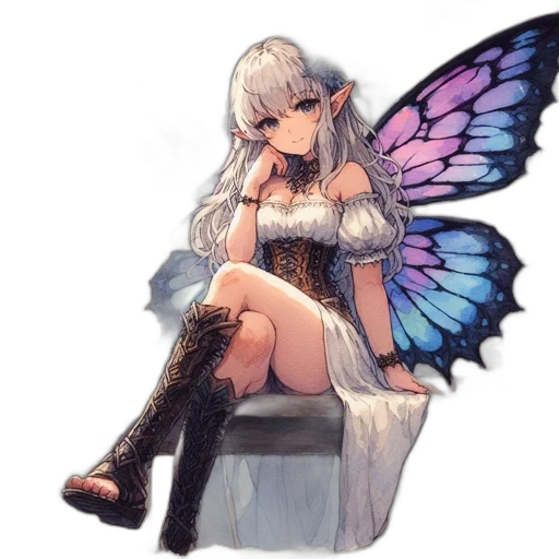 dragon, dress, staff, creature, fantasy art, concept art, pixel art, anime transparent PNG cut-out