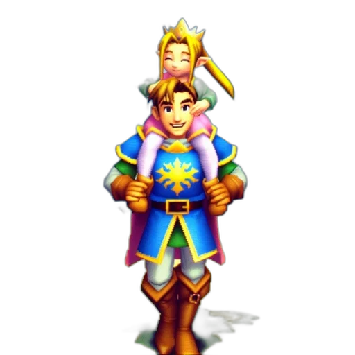 crown, staff, sword, weapon, pixel art, 3d render, concept art, fantasy art transparent PNG cut-out