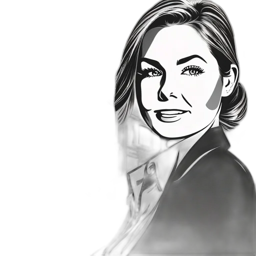 face, staff, jacket, cartoon, photorealistic, comic book art, concept art, older transparent PNG cut-out