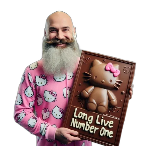 creature, animal, jacket, furniture, man, long, white, beard transparent PNG cut-out