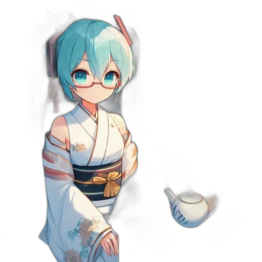 dress, staff, weapon, robot, anime, pixel art, concept art, 3d render transparent PNG cut-out