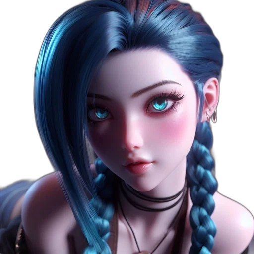 face, jewelry, staff, fantasy art, concept art, anime, cyberpunk, blue transparent PNG cut-out