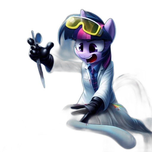 staff, concept art, 3d render, fantasy art, cartoon, two, anthropomorphic, ponies transparent PNG cut-out