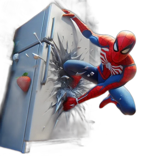 furniture, weapon, concept art, comic book art, 3d render, fantasy art, spider-man, swings transparent PNG cut-out