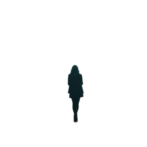 dress, staff, face, hair transparent PNG cut-out