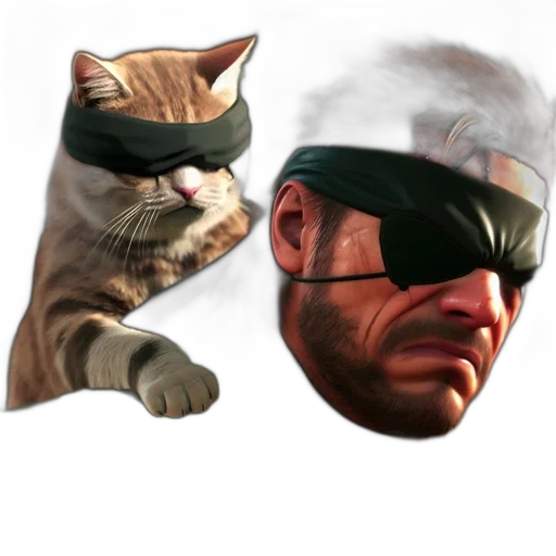 mask, weapon, animal, concept art, comic book art, 3d render, photorealistic, amusing transparent PNG cut-out