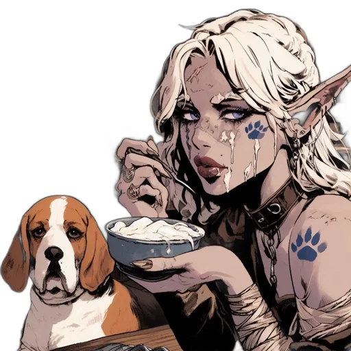 comic book art, fantasy art, concept art, pixel art, fantasy, setting, unique, female transparent PNG cut-out