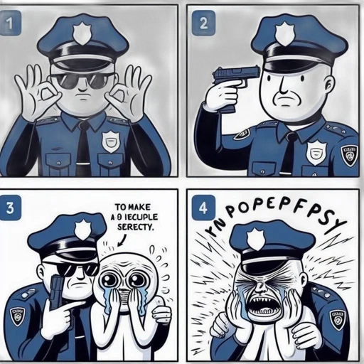 mask, face, robot, comic book art, concept art, fire, police, officer transparent PNG cut-out