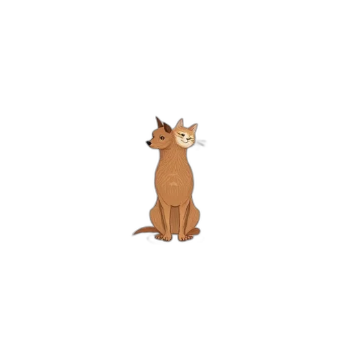 animal, staff, creature, hat, pixel art, concept art, cartoon, 3d render transparent PNG cut-out