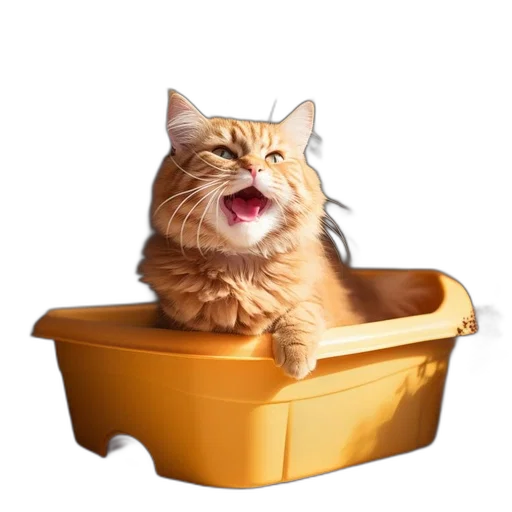 animal, creature, food, staff, photorealistic, 3d render, golden, ginger transparent PNG cut-out