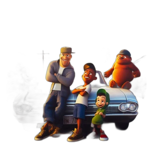 car, staff, hat, weapon, concept art, 3d render, pixel art, cartoon transparent PNG cut-out