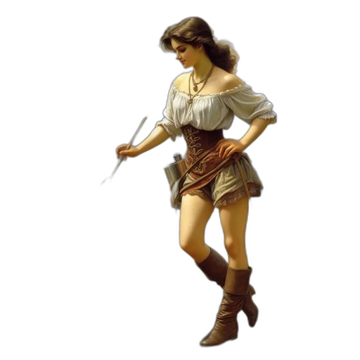 staff, weapon, dress, sword, concept art, fantasy art, pixel art, oil painting transparent PNG cut-out