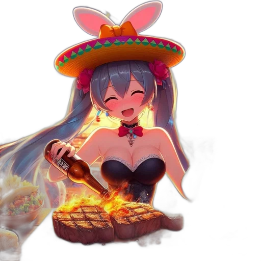 food, weapon, hat, staff, pixel art, fantasy art, anime, concept art transparent PNG cut-out