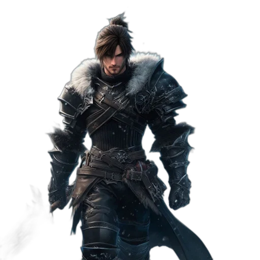 sword, jacket, weapon, dragon, concept art, fantasy art, 3d render, pixel art transparent PNG cut-out