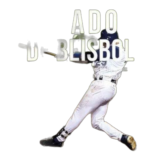 robot, spanish-language, baseball, book, cover, player, swinging, bat transparent PNG cut-out