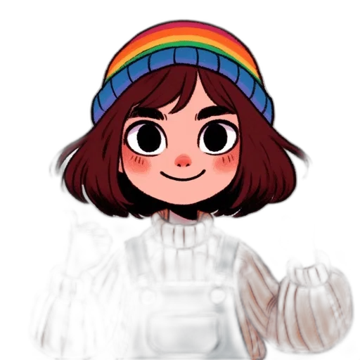 hat, crown, pixel art, cartoon, concept art, watercolor, colorful, monochrome transparent PNG cut-out