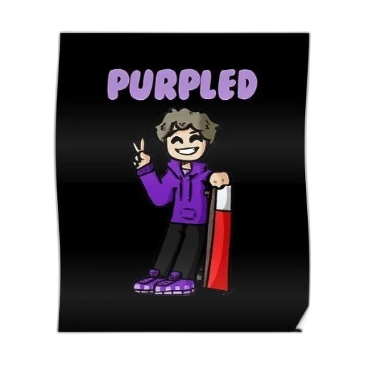 pixel art, cartoon, comic book art, concept art, character, purple, jacket, shoes transparent PNG cut-out