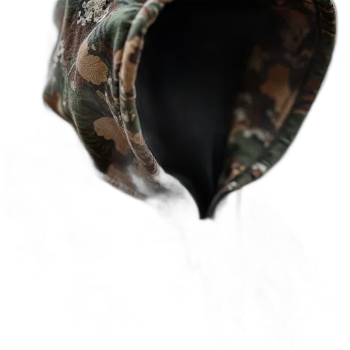 hat, jacket, mask, crown, 3d render, photorealistic, close-up, view transparent PNG cut-out