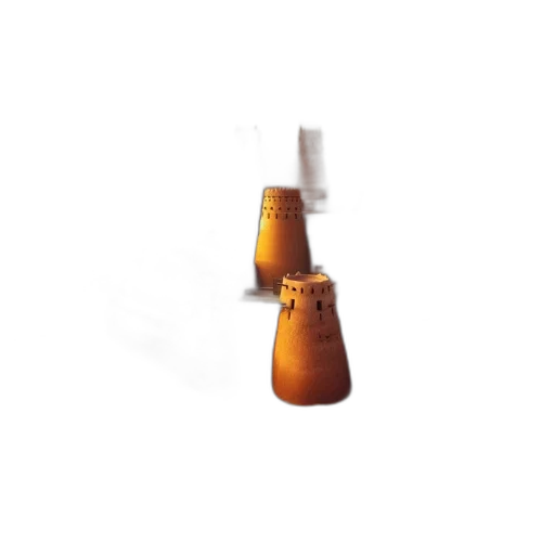 bottle, weapon, umbrella, sword, 3d render, pixel art, concept art, photorealistic transparent PNG cut-out