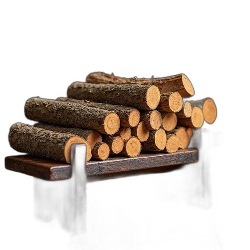 furniture, tree, staff, 3d render, earth tones, log, holder transparent PNG cut-out
