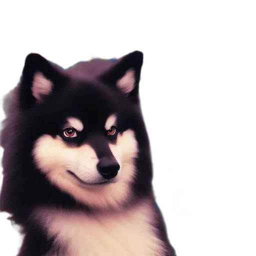 animal, creature, face, staff, photorealistic, 3d render, anime, watercolor transparent PNG cut-out