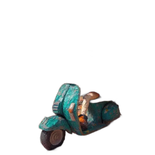 car, robot, furniture, shoes, 3d render, concept art, photorealistic, vaporwave transparent PNG cut-out