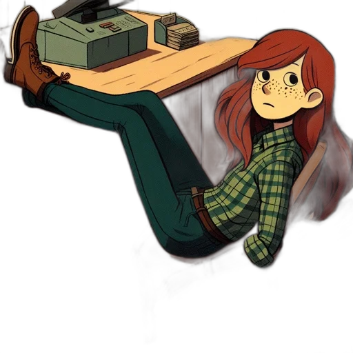 furniture, robot, jacket, shoes, cartoon, concept art, pixel art, comic book art transparent PNG cut-out