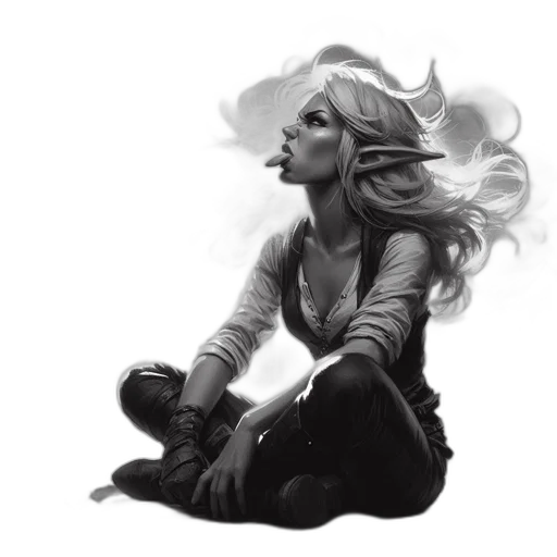 dragon, concept art, comic book art, fantasy art, photorealistic, monochrome, dark, harbor transparent PNG cut-out