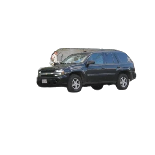 car, black, suv, parked, street, next, building, large transparent PNG cut-out