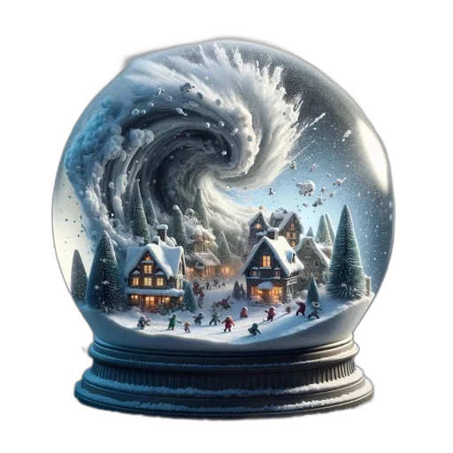 fantasy art, photorealistic, 3d render, concept art, snow, outer space, image, displays transparent PNG cut-out