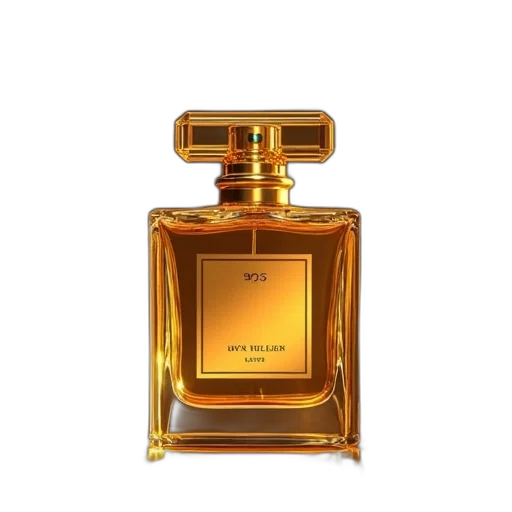 bottle, crown, golden, one transparent PNG cut-out