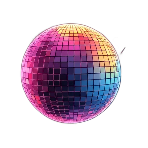 hat, vaporwave, 3d render, pixel art, neon, colorful, pastel, disco transparent PNG cut-out