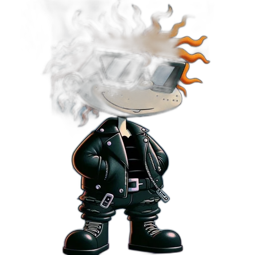 jacket, animal, mask, dragon, concept art, 3d render, photorealistic, cartoon transparent PNG cut-out