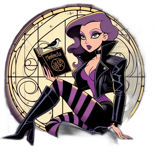comic book art, cartoon, concept art, fantasy art, dark, illustrated, figure, gothic transparent PNG cut-out