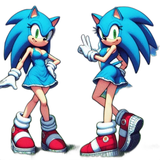 shoes, concept art, pixel art, 3d render, anime, blue, two, female transparent PNG cut-out