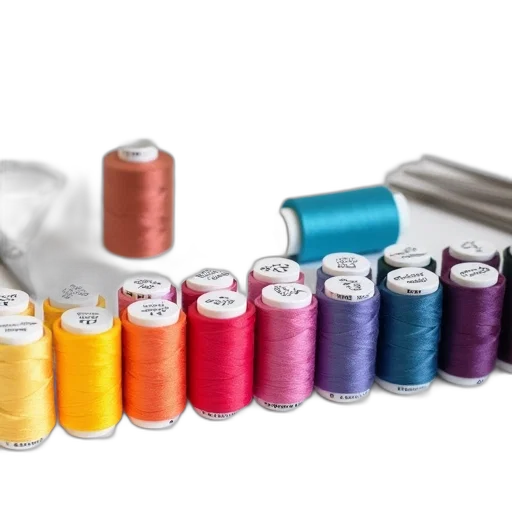 jewelry, colorful, pastel, variety, spools, thread, neatly, arranged transparent PNG cut-out