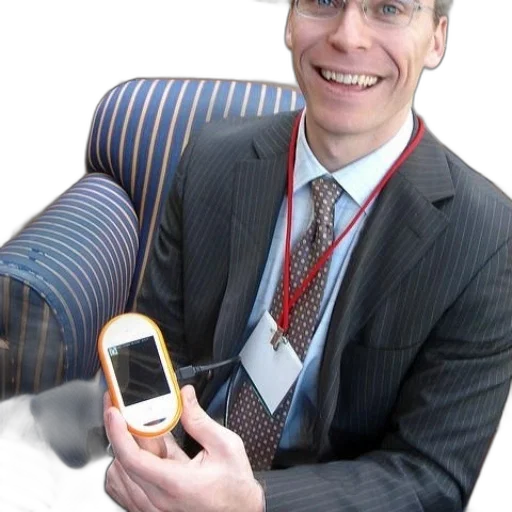 staff, man, suit, holds transparent PNG cut-out