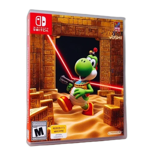 creature, weapon, 3d render, concept art, photo, cover, art, yoshi transparent PNG cut-out