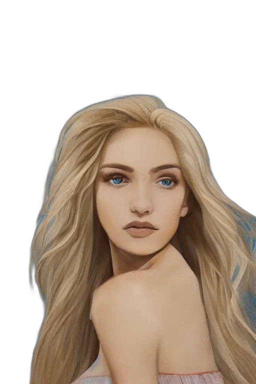 face, hair, dragon, jewelry transparent PNG cut-out
