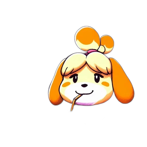 staff, crown, animal, hat, pixel art, anime, cartoon, concept art transparent PNG cut-out