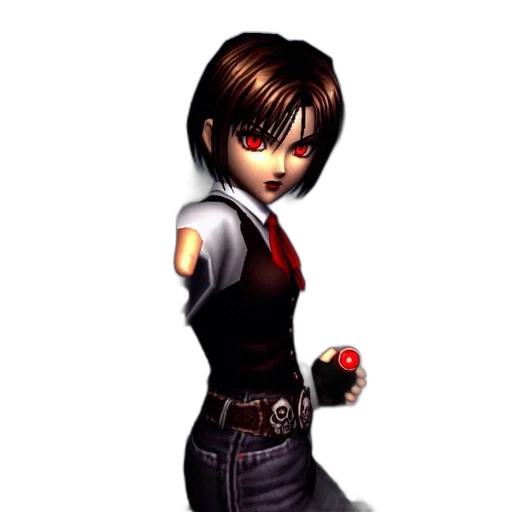 staff, weapon, jacket, concept art, pixel art, comic book art, 3d render, young transparent PNG cut-out