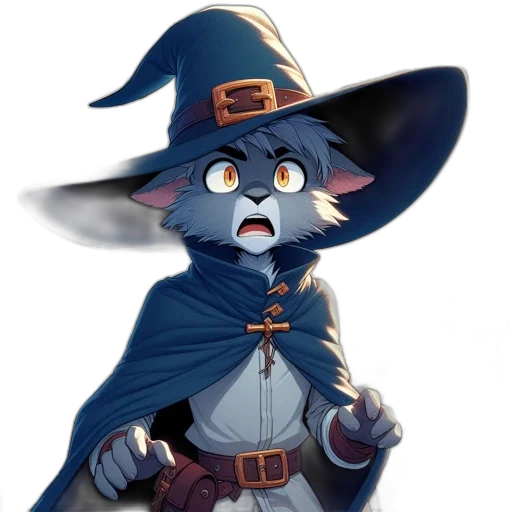 staff, hat, mask, creature, concept art, fantasy art, pixel art, 3d render transparent PNG cut-out