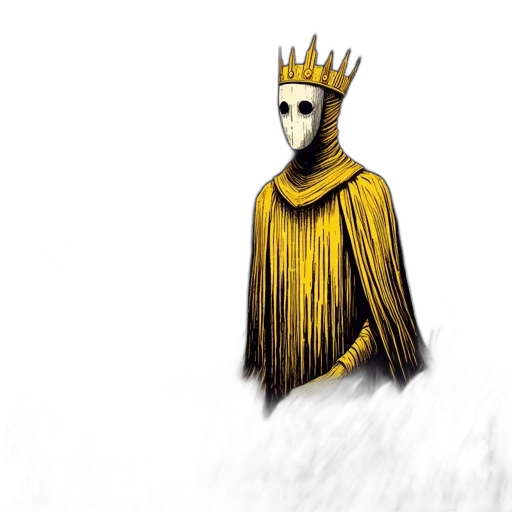 crown, mask, face, dress, concept art, fantasy art, watercolor, comic book art transparent PNG cut-out