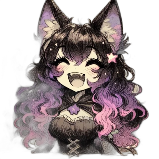 staff, mask, creature, face, pixel art, anime, fantasy art, watercolor transparent PNG cut-out
