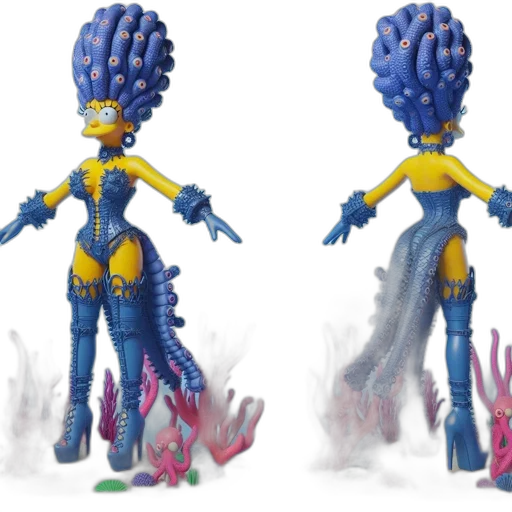 concept art, 3d render, underwater, image, features, hybrid, sea, creature-human transparent PNG cut-out