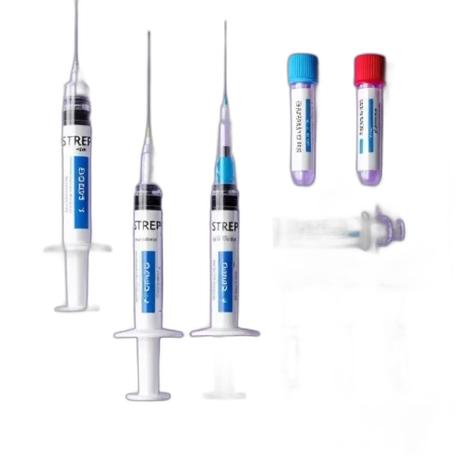 collection, medical, supplies, including, syringes, test, tubes, neatly transparent PNG cut-out