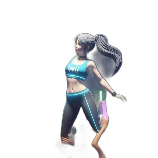 dress, robot, concept art, 3d render, pixel art, fantasy art, pastel, blue transparent PNG cut-out
