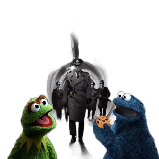 umbrella, staff, concept art, outer space, cookie, monster, consumes, beside transparent PNG cut-out