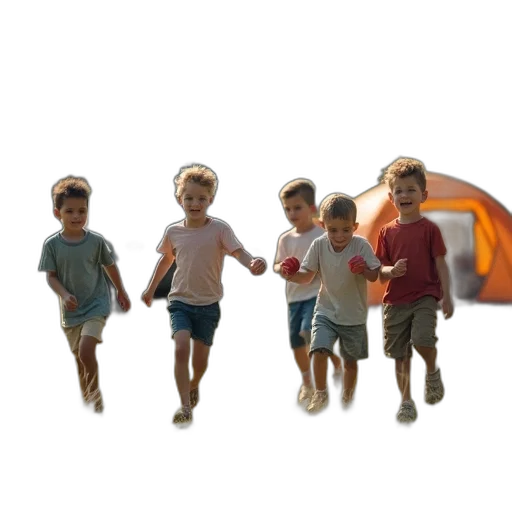 umbrella, mask, 3d render, concept art, photorealistic, pixel art, group, children transparent PNG cut-out