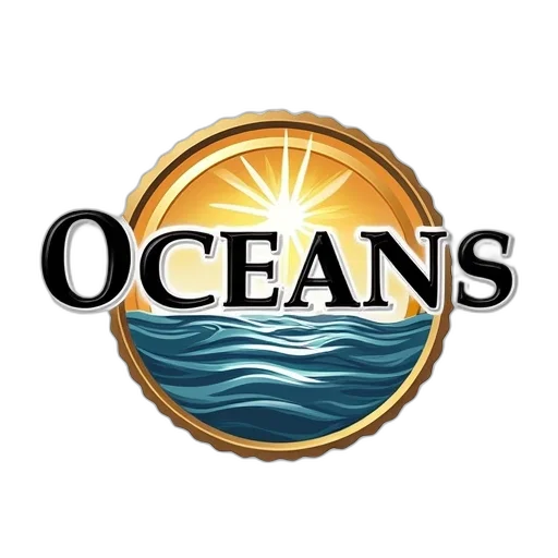 logo, ocean, brand, name transparent PNG cut-out
